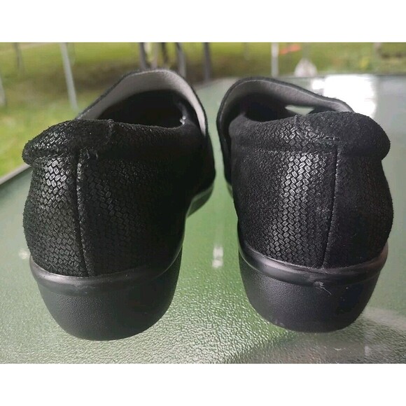 Alegria Shoes Women's Size 40 (US 9.5-10) LAU-870 Black Leather Slip On Strap - Picture 3 of 7